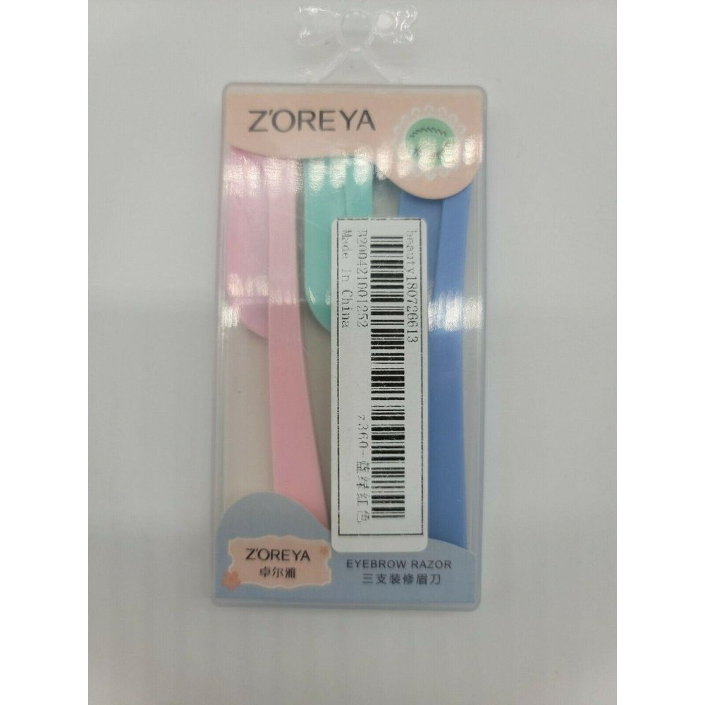 NEW! Zoreya EyeBrow Razor 3-Pack